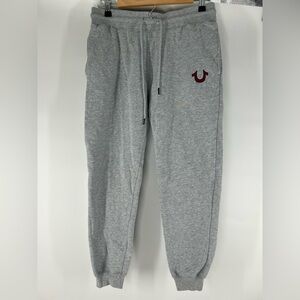 True Religion Heritage HS Jogger Light Gray Sweatpants Medium
